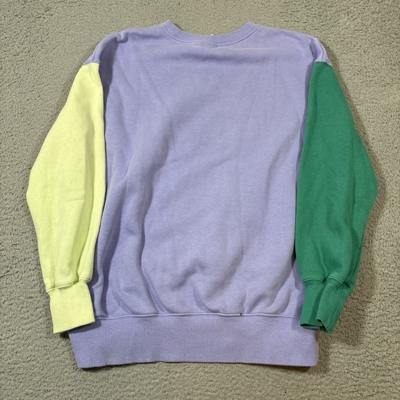 Nike Sportswear Phoenix Fleece Women S Oversized Crewneck Sweatshirt Colorblock - Picture 5 of 6